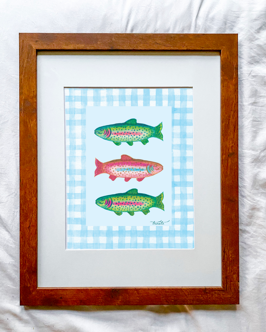 Blue Trout Print