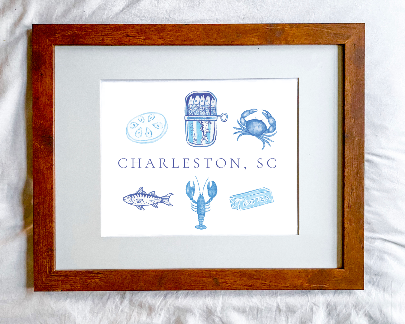 Blue Charleston Print!