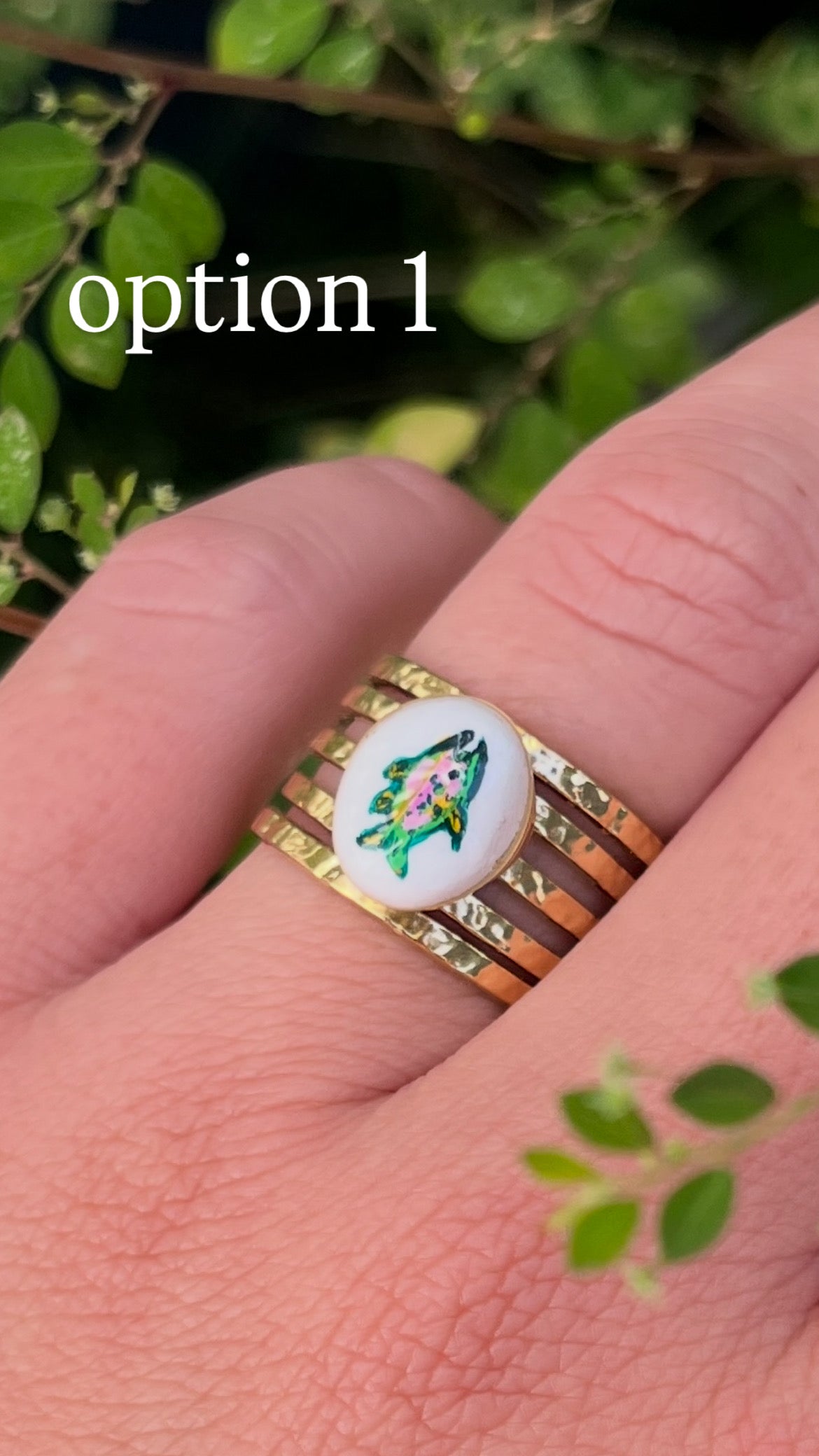 Trout Ring with white background