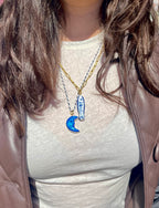 Blue Fish Necklace