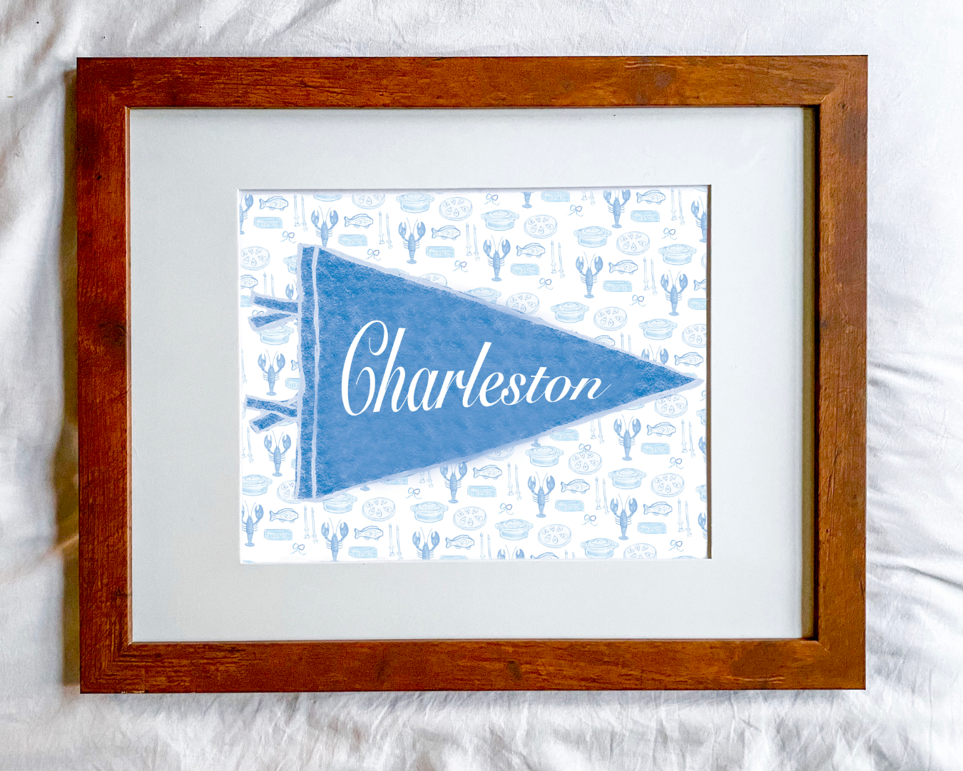 Charleston Pennant Flag Print