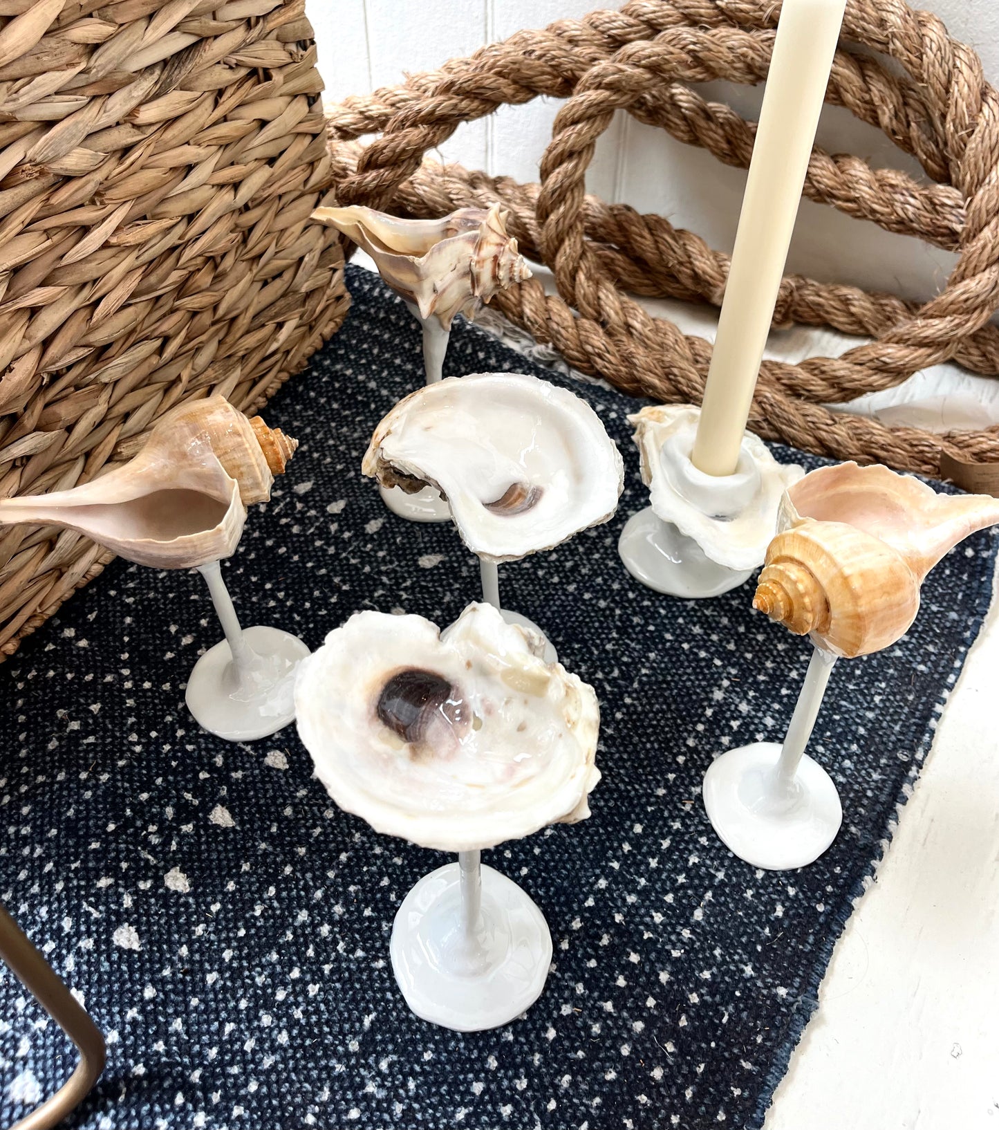 Oyster Shell Martini / Wine Glass