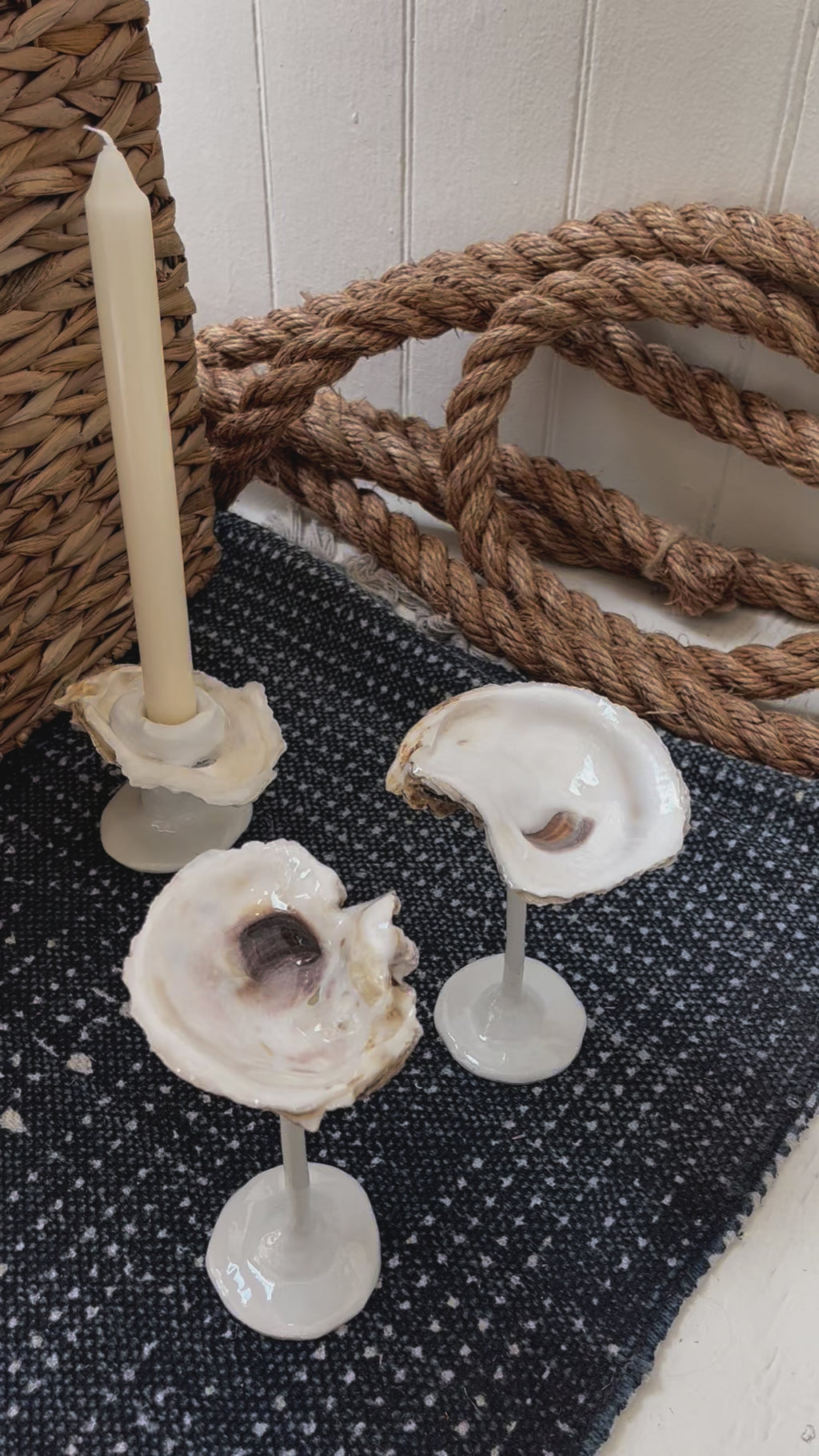 Oyster Shell Martini / Wine Glass